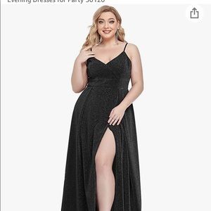 Ever Pretty Black A Line Formal Dress